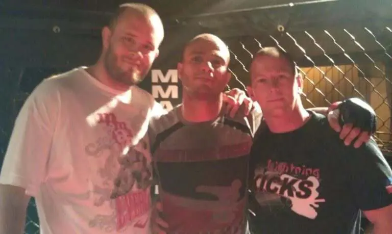 Jeremy Horn, Amir Khillah, and coach Vklok. MMA in Kalamazoo and Portage